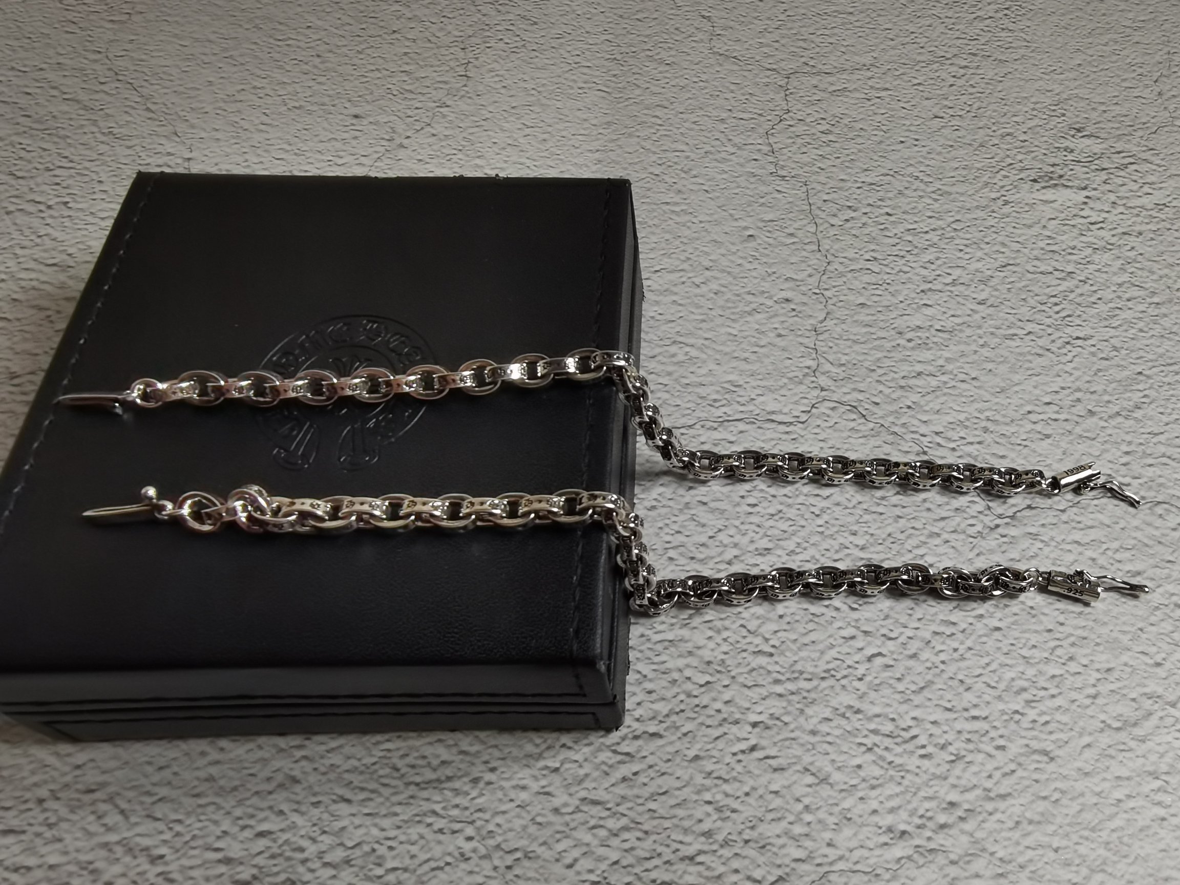 クロームハーツペーパーチェーンブレスレット 詳細画像 1