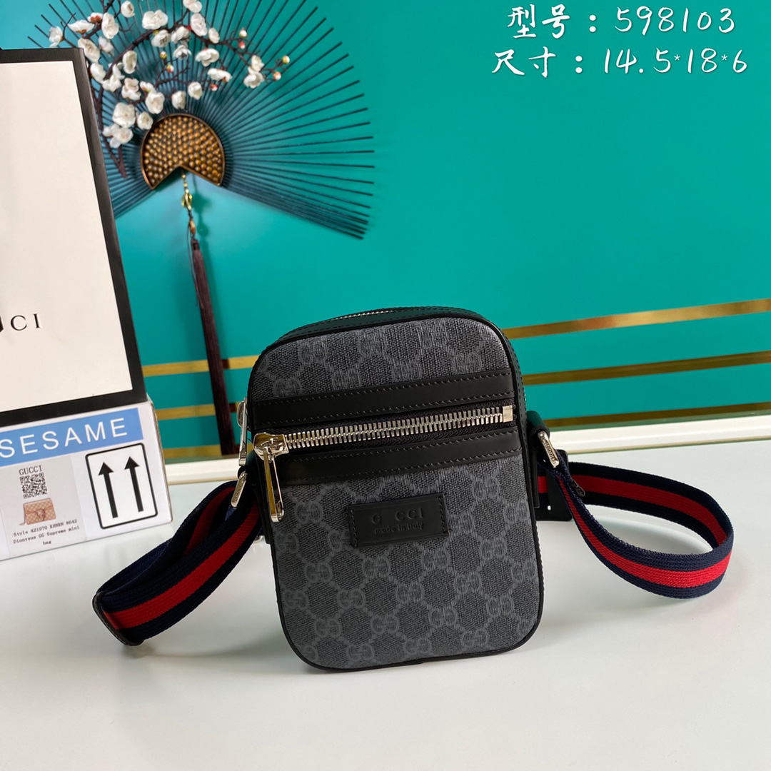 グッチスプリームメッセンジャーバッグ598103K5RLN 1095 詳細画像 1