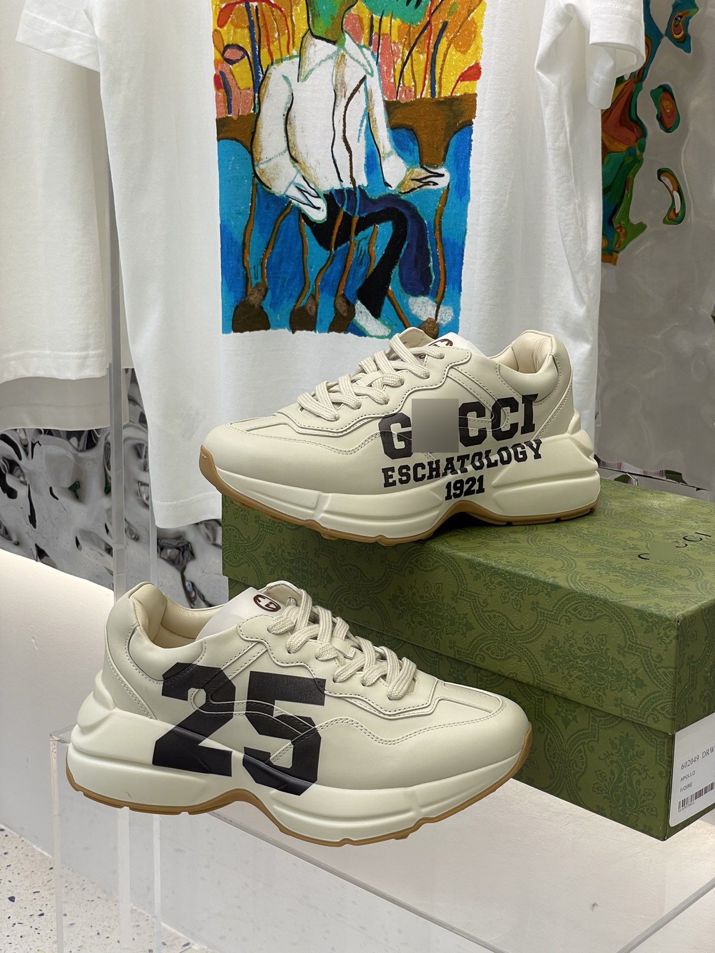 グッチライトンシリーズ「25」プリントスポーツシューズ6633402SH00 9522 詳細画像 1