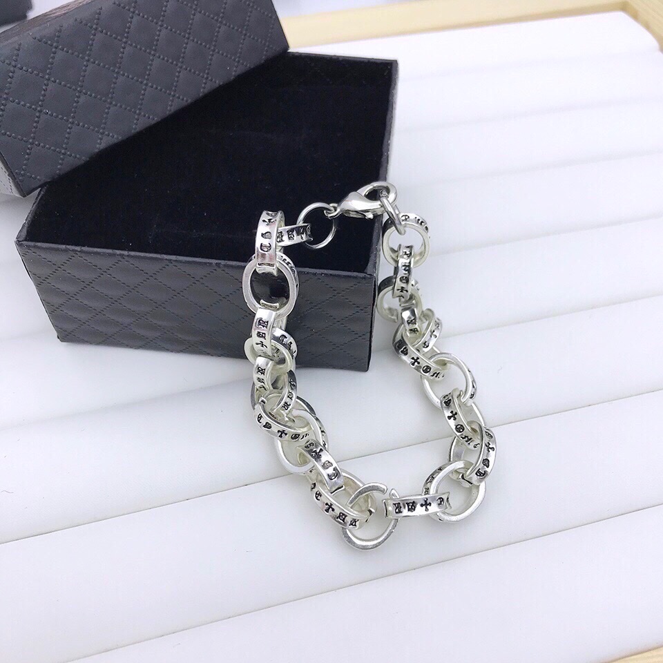 クロームハーツCHロゴチェーンブレスレット 詳細画像 1