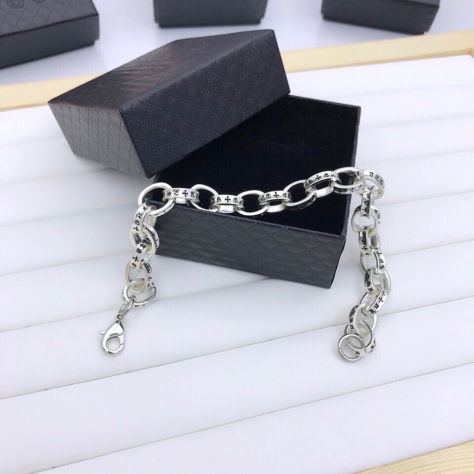 クロームハーツCHロゴチェーンブレスレット 詳細画像 3