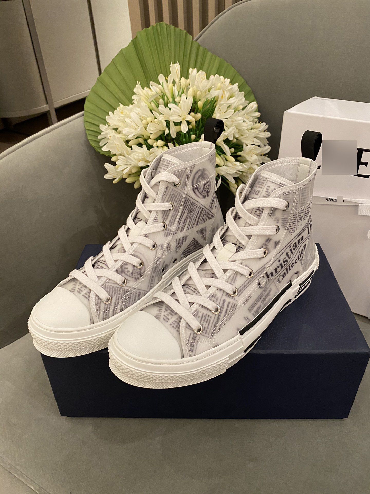 ディオールDANIEL ARSHAM B23ハイトップスニーカー3SH118YUO_H069 詳細画像 3