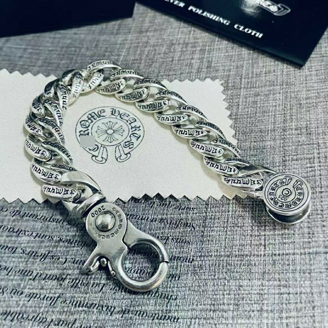 クロームハーツクラシッククロスボールペーパークラシックチェーンブレスレット 詳細画像 1