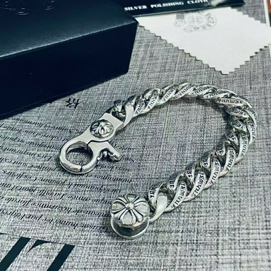 クロームハーツクラシッククロスボールペーパークラシックチェーンブレスレット 詳細画像 3