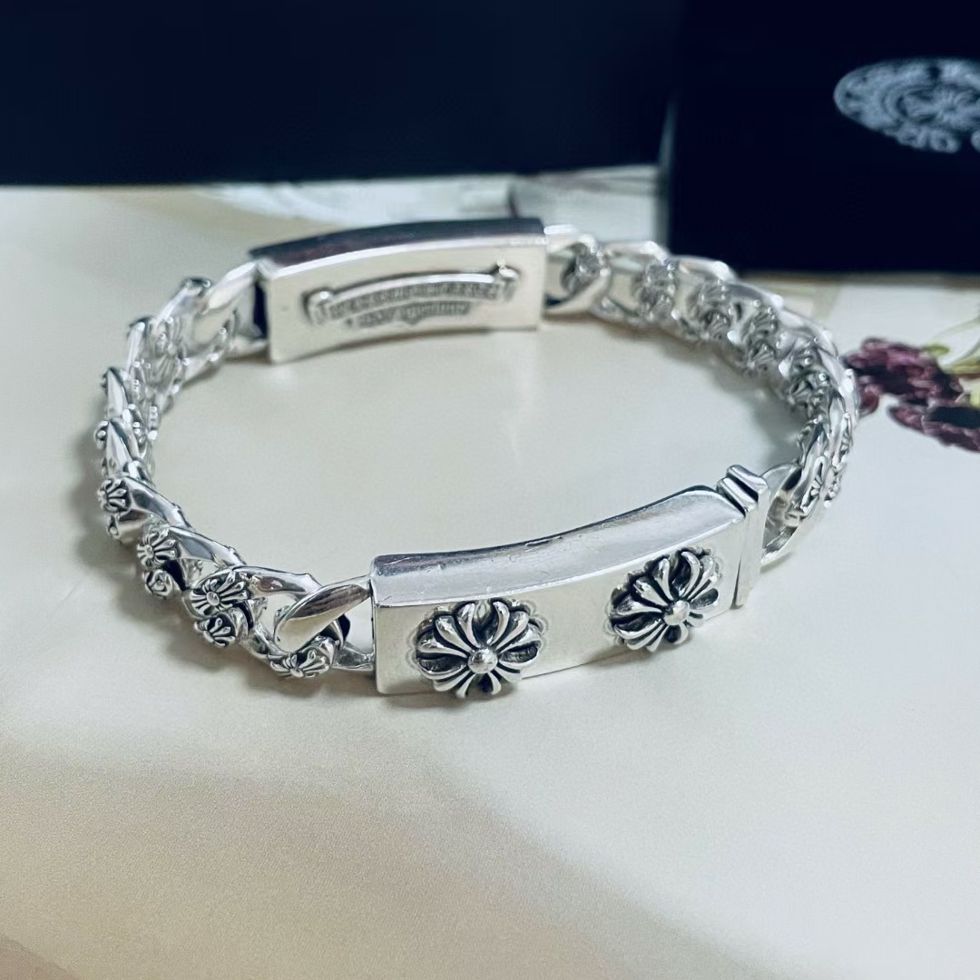 クロームハーツダブルクロス＆ダブルスターペンチコンボブレスレット 詳細画像 3