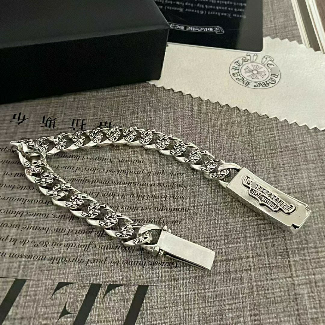 クロームハーツフローラ＆ダガーファンシーブレスレット 詳細画像 3