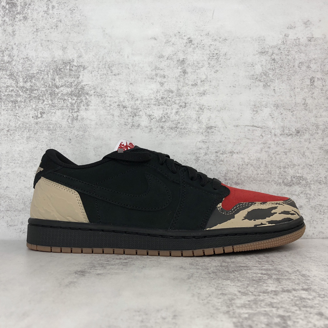 SoleFly x ナイキ エアジョーダン1ローOG "カーニボー" AJ1 DN3400-001 詳細画像 2