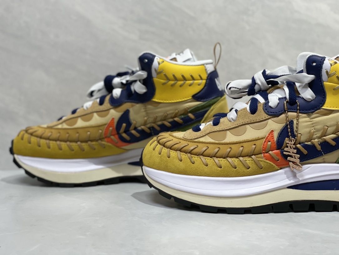 ナイキ xジャンポールゴルチエ×サカイワッフル「ゴマブルー」DH9186-200（H12） 詳細画像 3