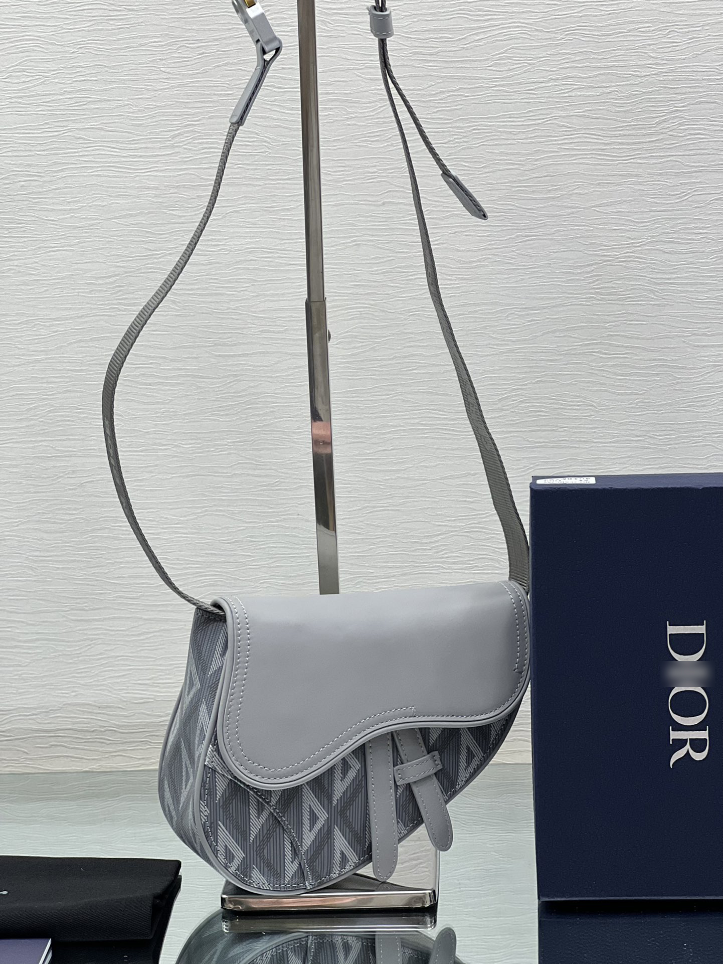 ディオールSADDLE ミニバッグ CD Diamond キャンバス & スムースカーフスキン 1ADPO022CDP_H42E 詳細画像 2