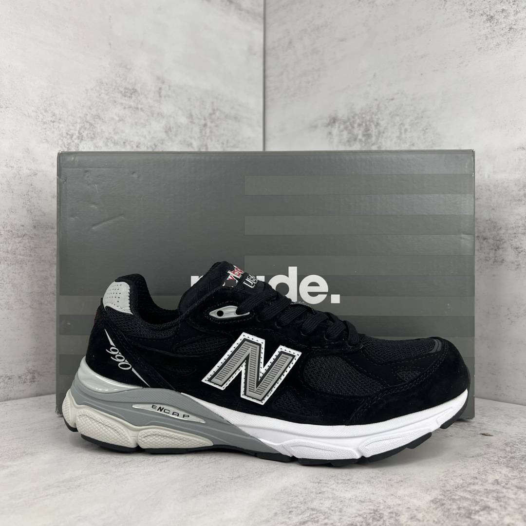 ニューバランス990v3メイドインUSAブラックM990BK3 詳細画像 1
