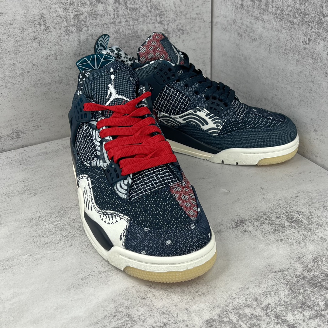 ナイキ エアジョーダン4レトロOG"Broken Embroidery"(H12)CW0898-400 詳細画像 2