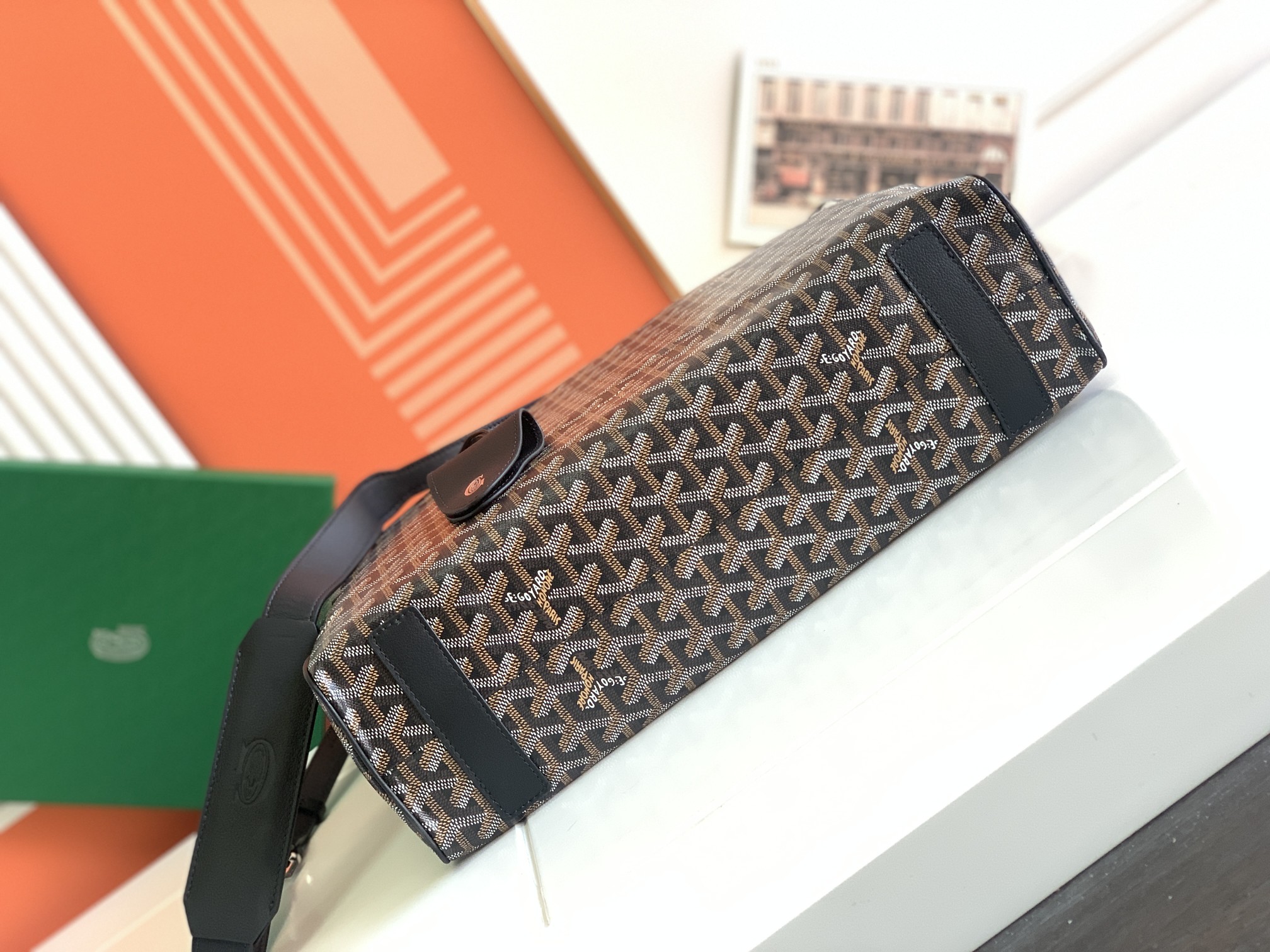 ゴヤールボルテール トートバッグ カラー-ブラック 詳細画像 3