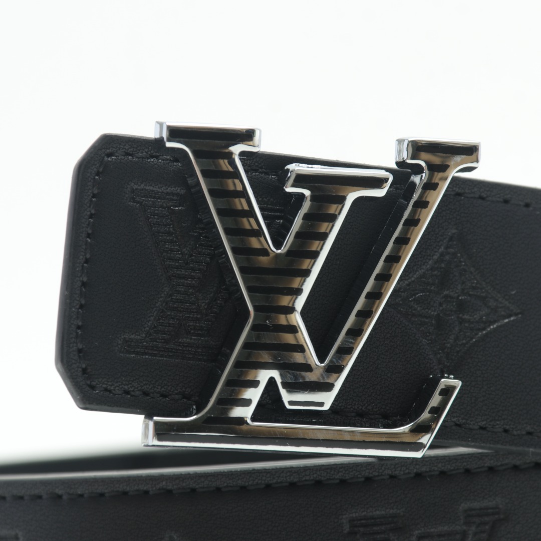 サンクチュアリ LV シャドウリバーシブル ブラックシルバー (4.0CM) M0717T 詳細画像 2