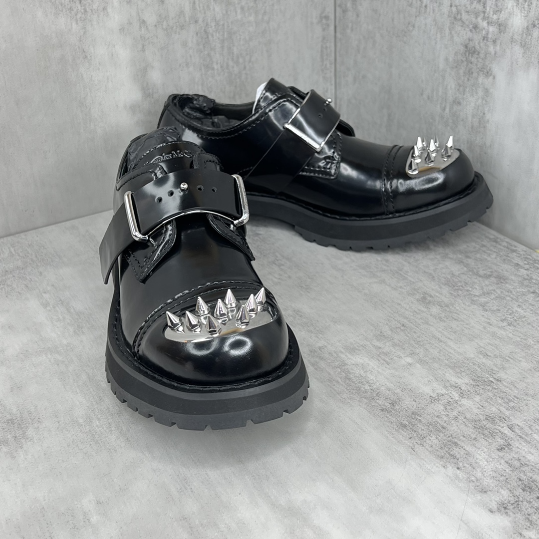 スタッド·トウキャップ·モンクシューズ 705085WIC631081 詳細画像 2