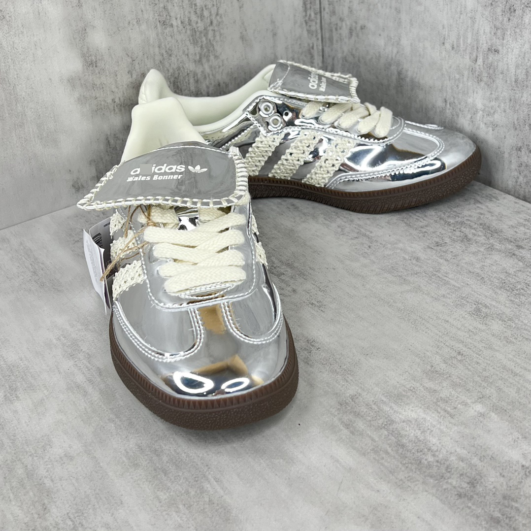 アディダス Xウェールズボナーサンバクラシック「シルバーメタリック」IG8181 詳細画像 2