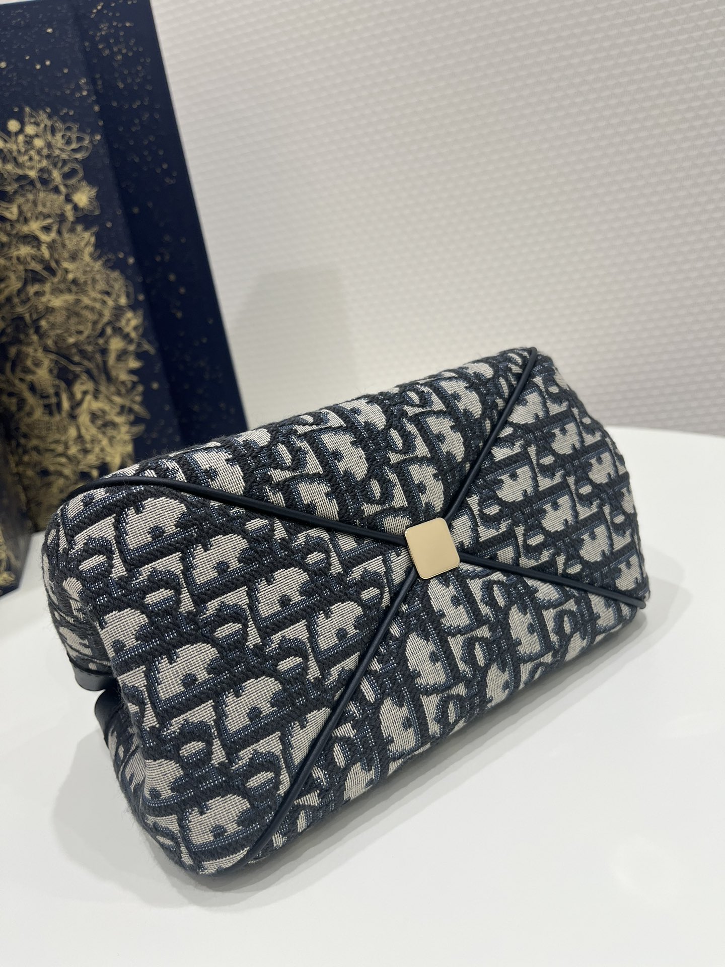 KEY スモールバッグ ブルー Oblique ジャカード M1844OTZQ_M928 詳細画像 2