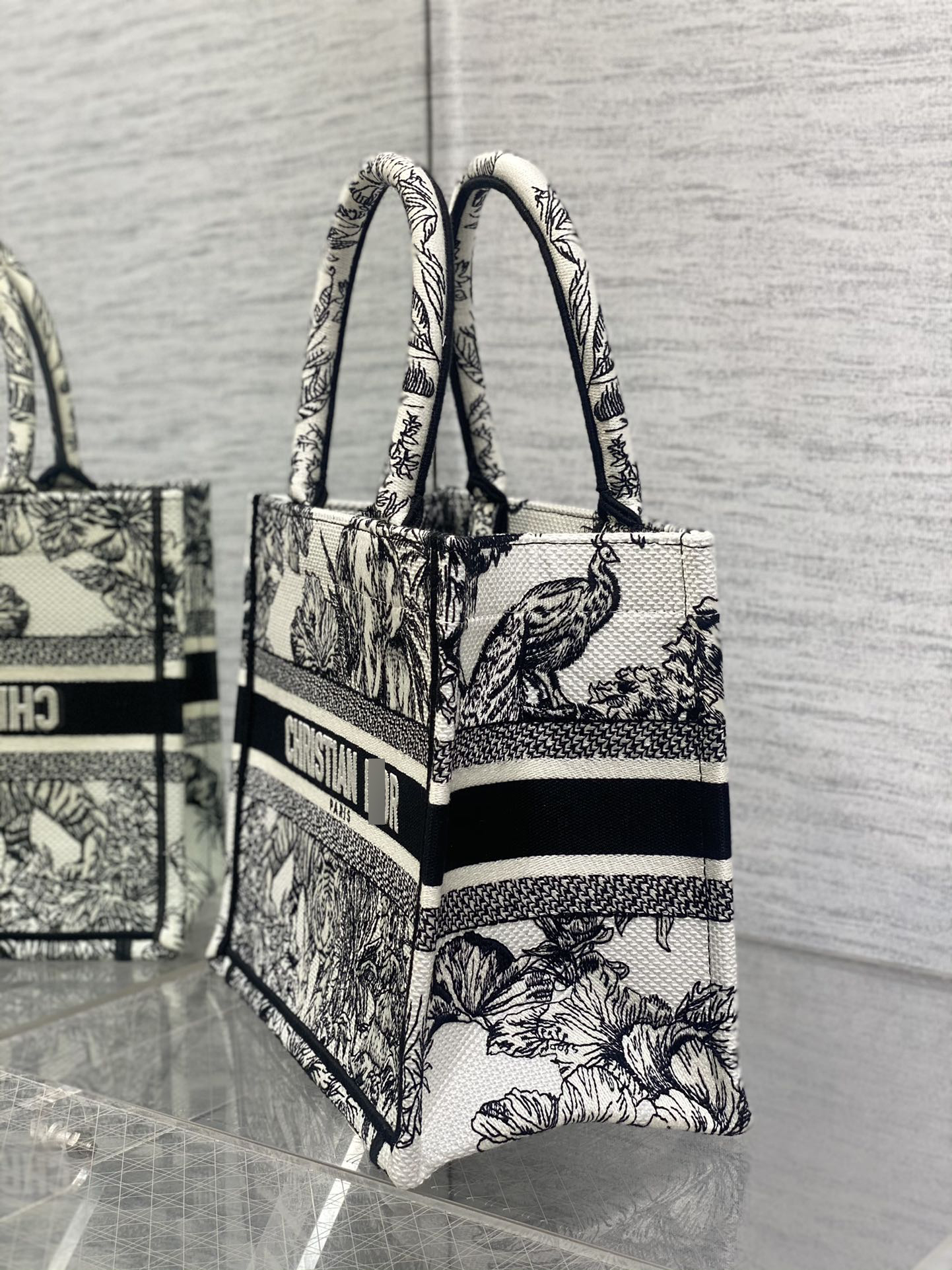 BOOK TOTE バッグ スモール トワル ドゥ ジュイ ヴォヤージュ エンブロイダリー M1265ZEUP_M041 詳細画像 2