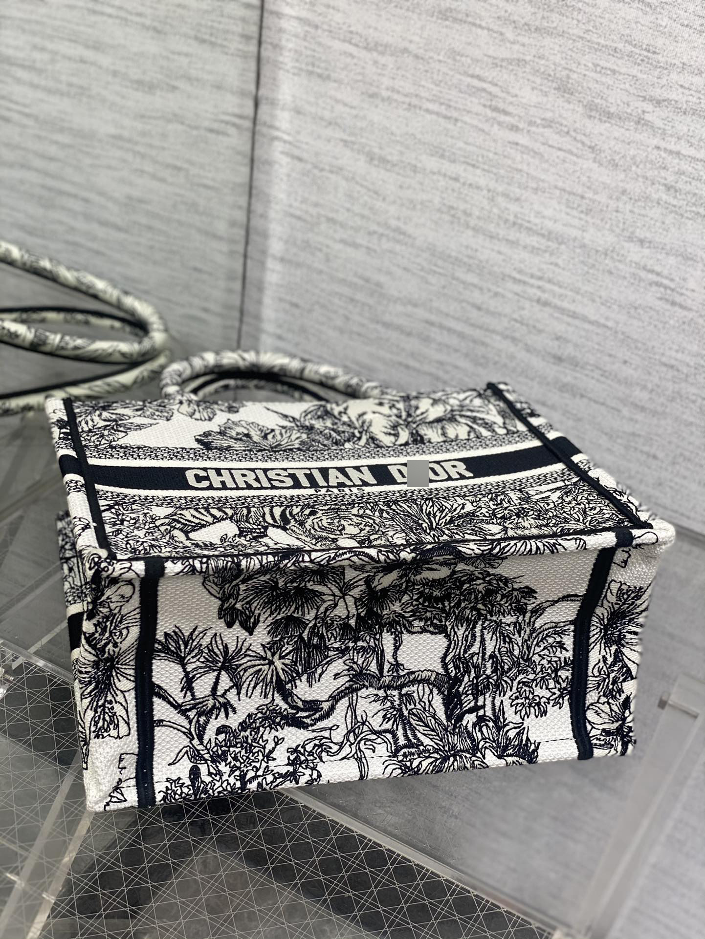 BOOK TOTE バッグ スモール トワル ドゥ ジュイ ヴォヤージュ エンブロイダリー M1265ZEUP_M041 詳細画像 3