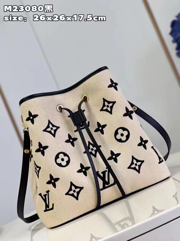 LV バイ・ザ・プール ネオノエ MM カラー: BEIGE NOIR M23080 詳細画像 2