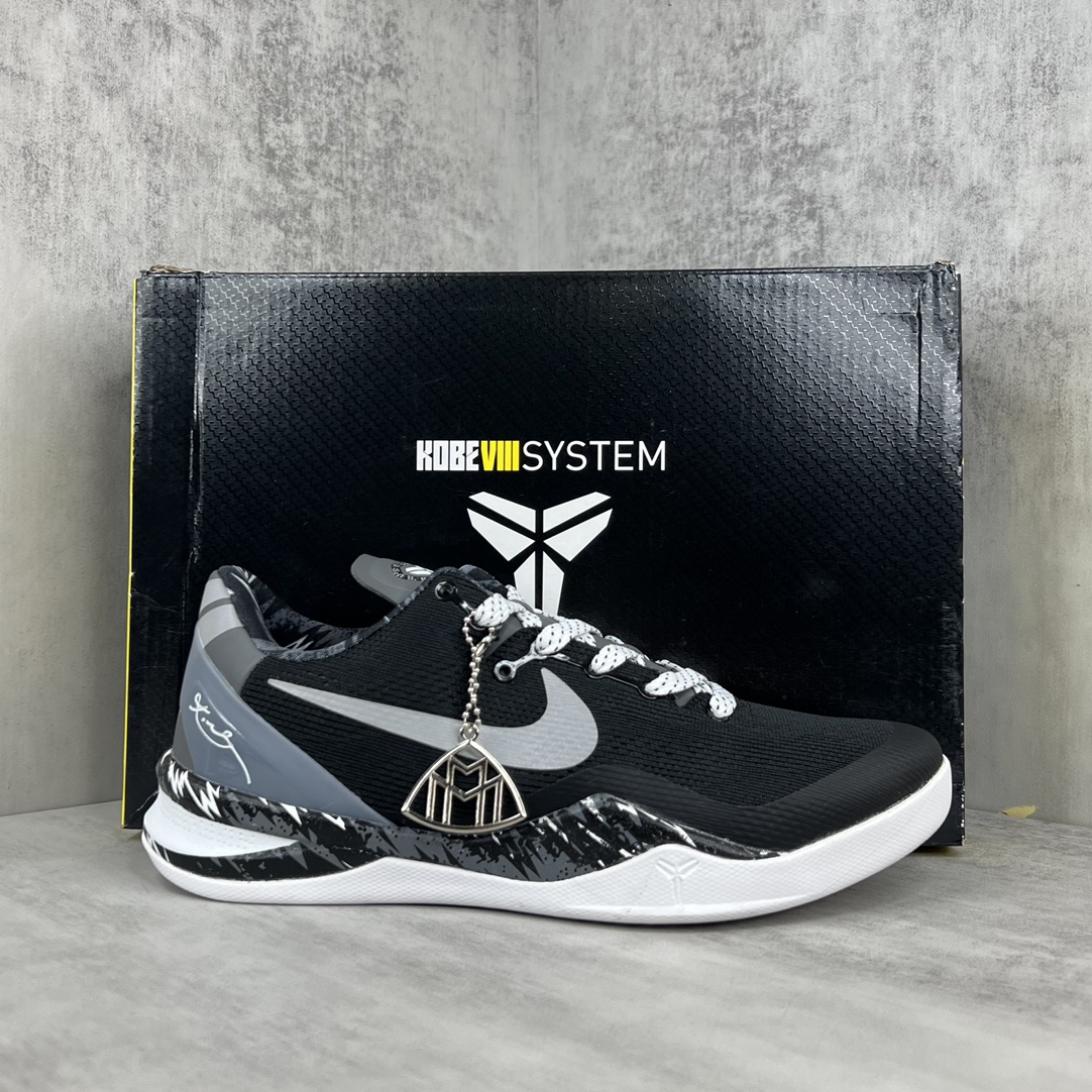 ナイキ Kobe8システム「フィリピンブラックシルバー」 613959-001 詳細画像 1