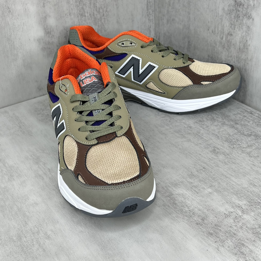 990v3「カーキ/オレンジ」M990BT3 詳細画像 2