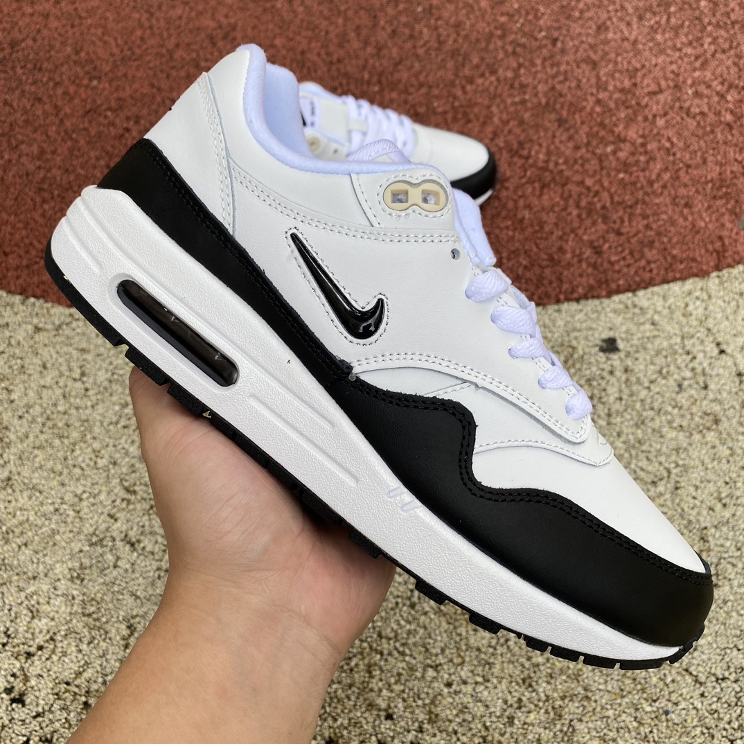 ナイキ エア マックス 1 ジュエル ブラック ホワイト 918354-100 詳細画像 1