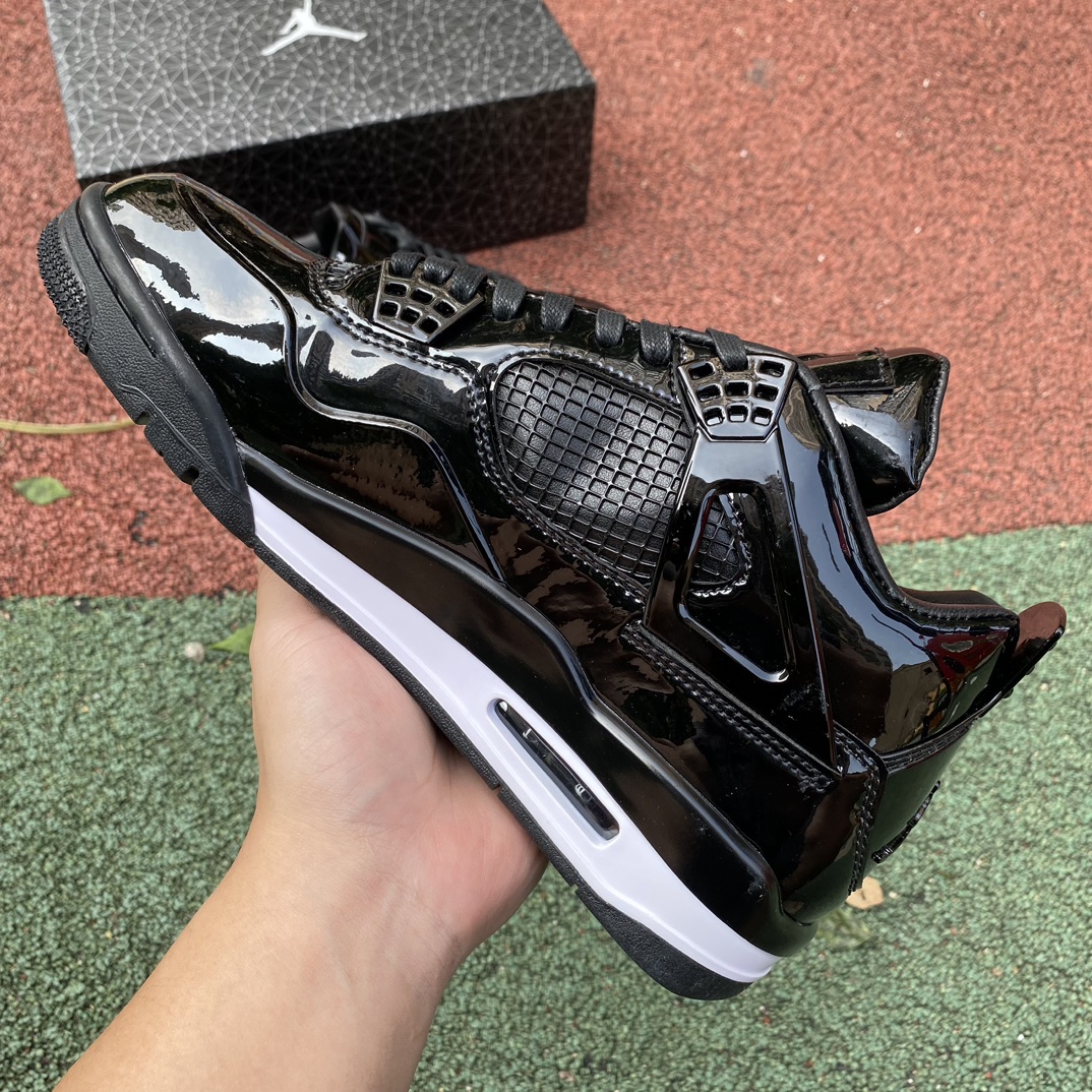 ナイキ エアジョーダン4レトロ「11LAB4ブラック」(G)719864-010 詳細画像 3
