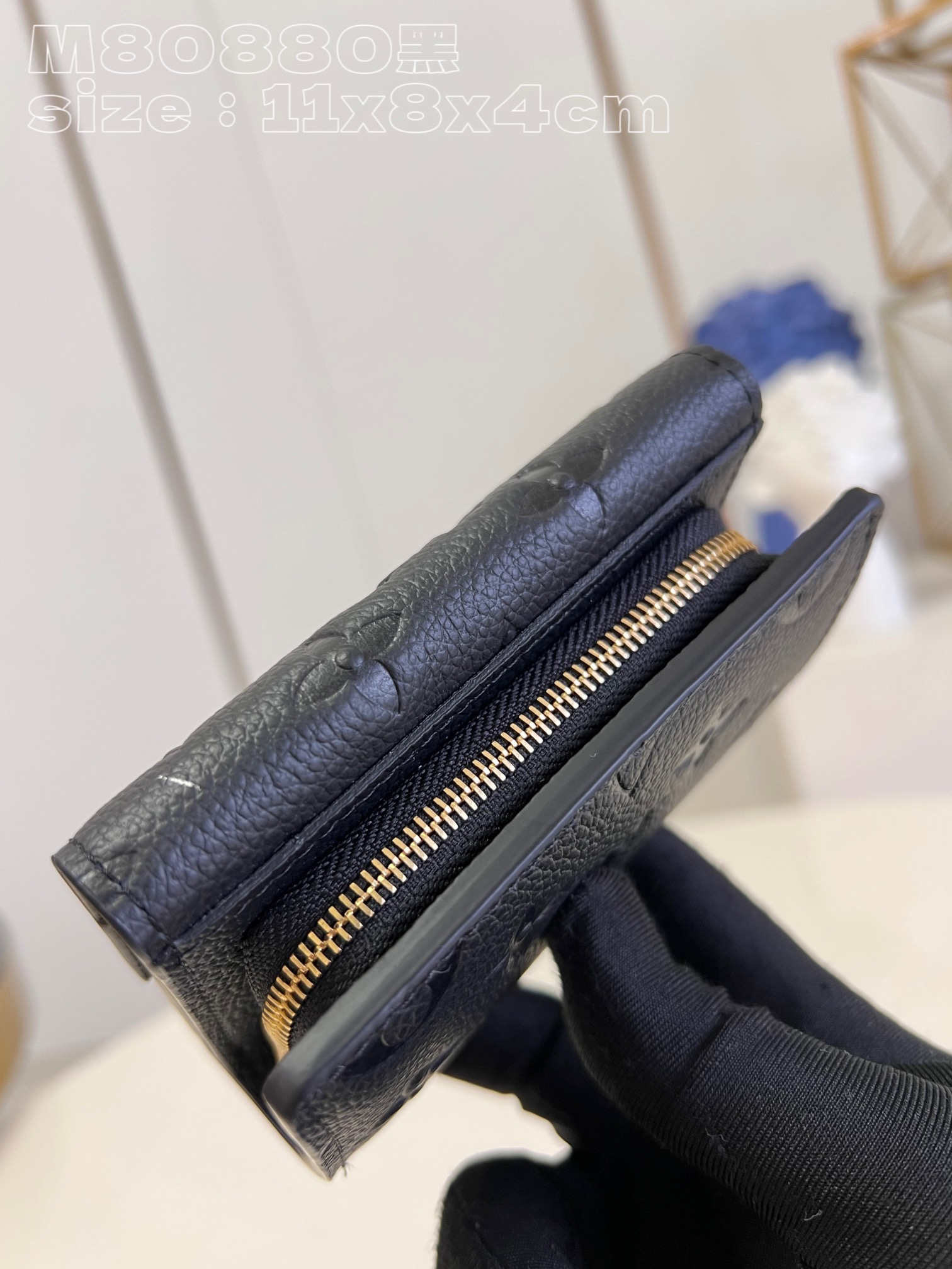ポルトフォイユ・メティス コンパクトカラー:ノワール M80880 詳細画像 3