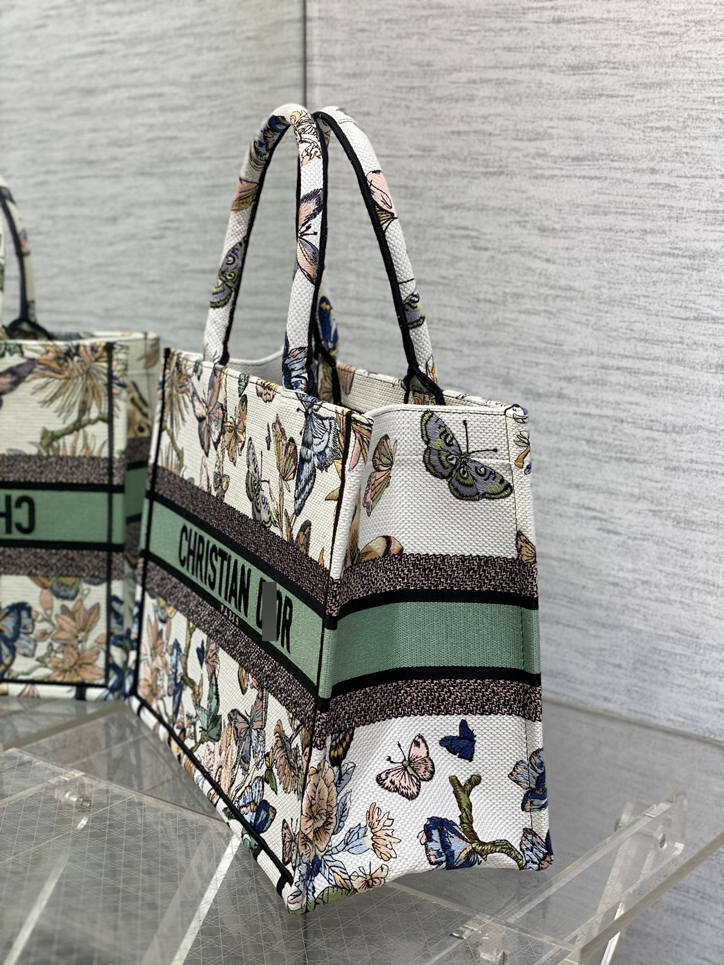 ディオールBOOK TOTE バッグ ミディアム トワル ドゥ ジュイ メキシコ エンブロイダリー M1296ZESR_M20E 詳細画像 2
