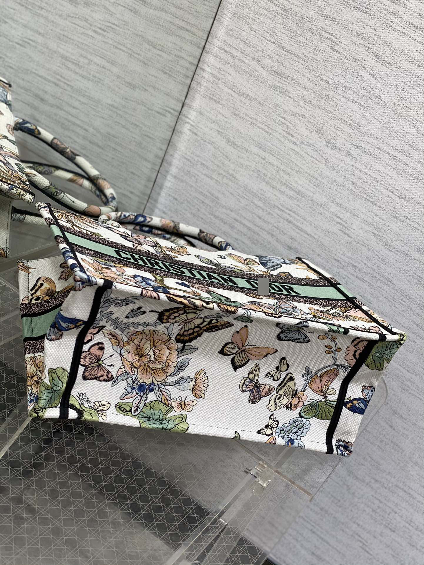 ディオールBOOK TOTE バッグ ミディアム トワル ドゥ ジュイ メキシコ エンブロイダリー M1296ZESR_M20E 詳細画像 3