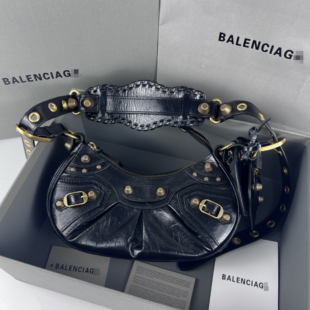 バレンシアガ レディース Le Cagole Xs ショルダーバッグ ブラック 671309210F61000 詳細画像 1
