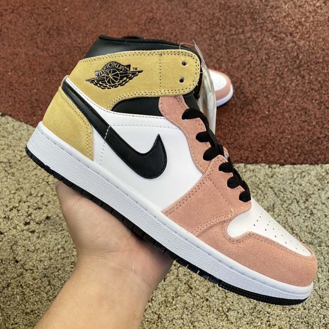 ナイキ エア ジョーダン 1 ミッド SE フライト クラブ ホワイト オレンジ イエロー (DT) DX4332-800 詳細画像 2