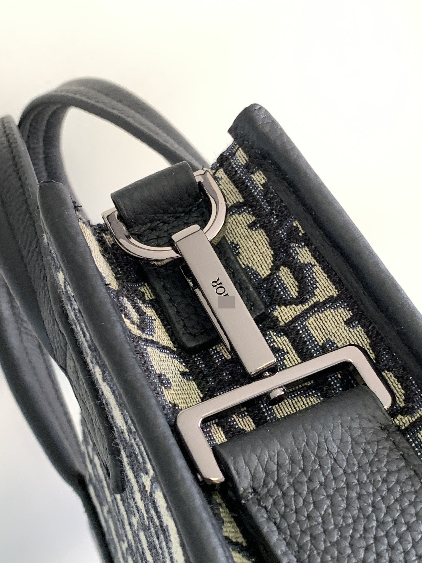 ディオール サファリ ノースサウス トートバッグ ベージュ×ブラック Dior オブリーク ジャガード 1ESPO311YKY_H27E 詳細画像 3