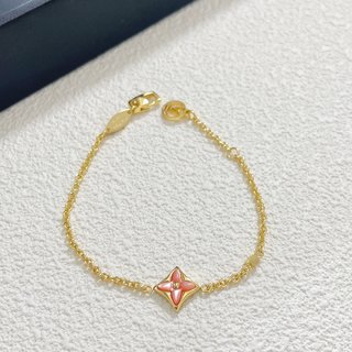 ルイヴィトン ブレスレット クラシック ピンク ミニ スパイク ブレスレット ゴールド ホワイト ゴールド ローズ 詳細画像 1