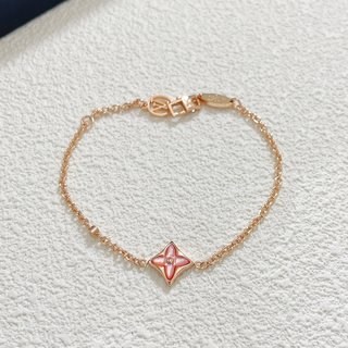 ルイヴィトン ブレスレット クラシック ピンク ミニ スパイク ブレスレット ゴールド ホワイト ゴールド ローズ 詳細画像 2