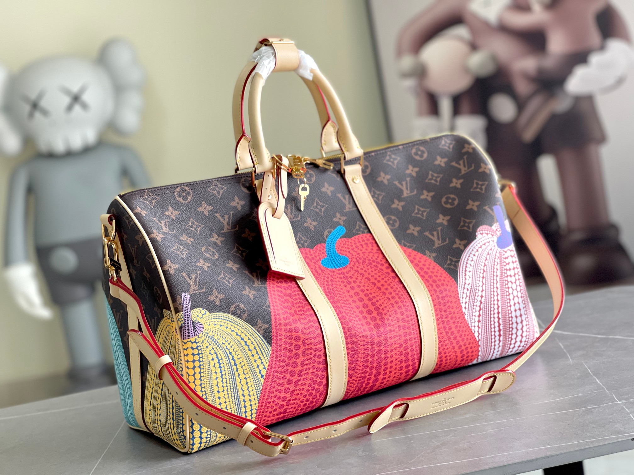 ルイヴィトン LV x YK キーポル 45 パンプキン M46471 詳細画像 1