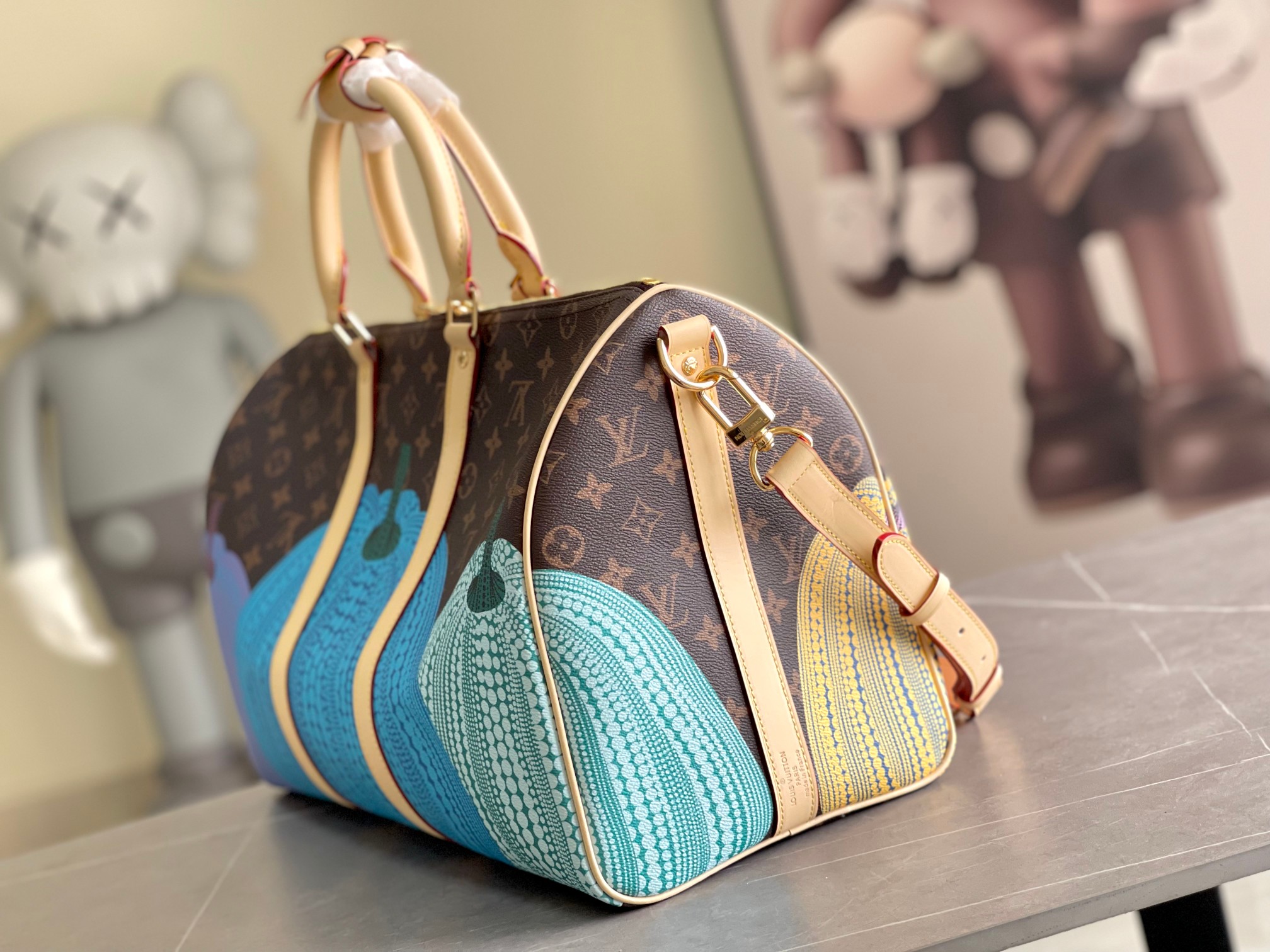 ルイヴィトン LV x YK キーポル 45 パンプキン M46471 詳細画像 2