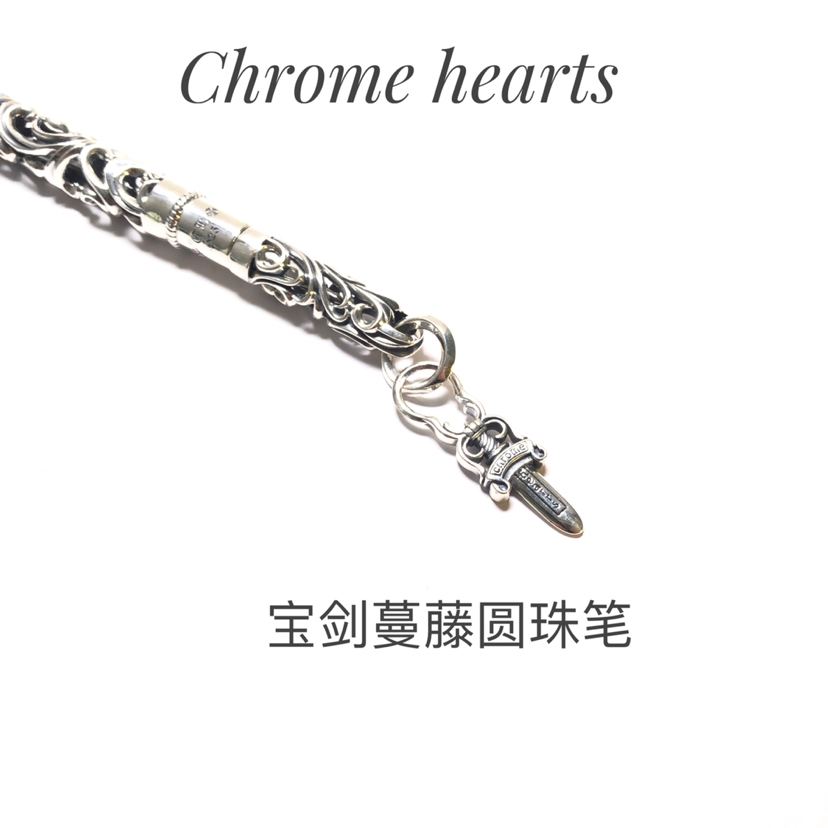 クロームハーツ ソードヴァイン ボールペン キャップ付き 詳細画像 2