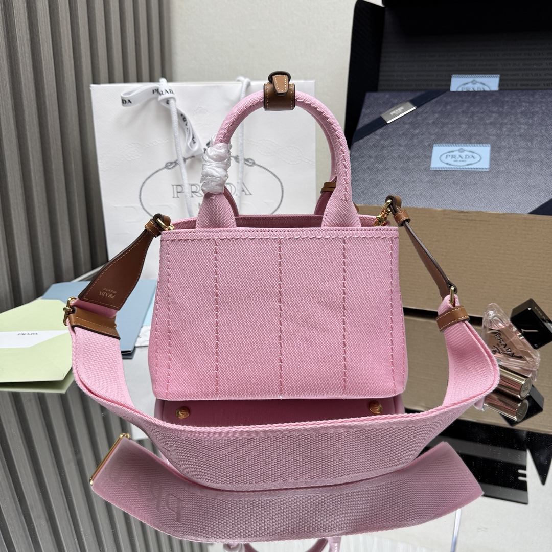 プラダ ジャルディニエール コットンキャンバス ミニハンドバッグ 1BA038_2CYA_F04HD_V_8OM 詳細画像 1