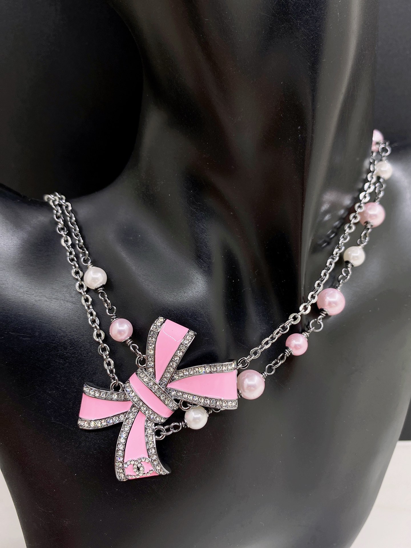 シャネル ダブルレイヤーネックレス ABG383B21902U3576 詳細画像 3