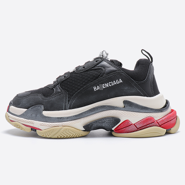 バレンシアガトリプルSブレッド TRIPLE S BLACK RED ZH版 画像 1