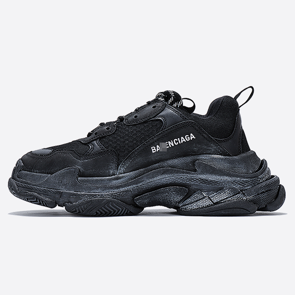 バレンシアガトリプルSブラック TRIPLE S ALL BLACK ZH版 画像 1