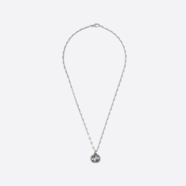グッチインターロッキングG シルバー ネックレス 604155 J8400 0811 画像 1