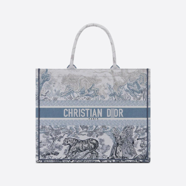 ディオールBOOK TOTE トワル ドゥ ジュイ エンブロイダリー M1286ZTQY_M928 画像 1