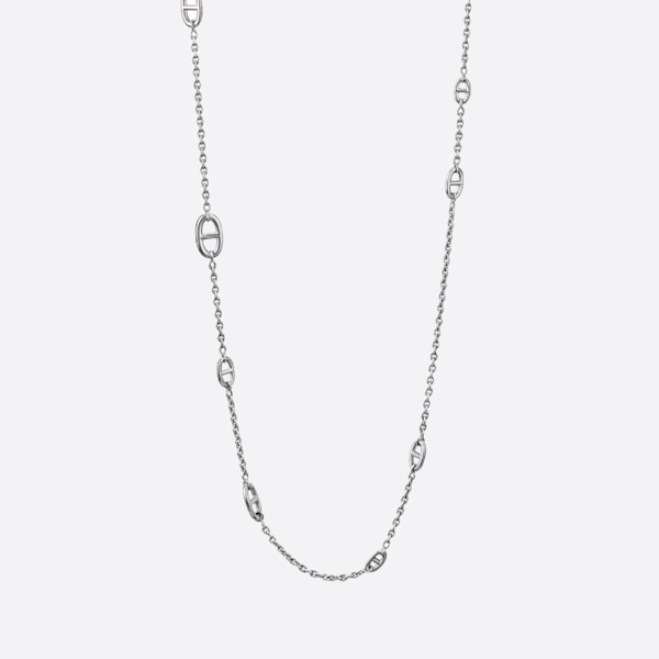 エルメスファランドールロングネックレスシルバーH104568B00 画像 1