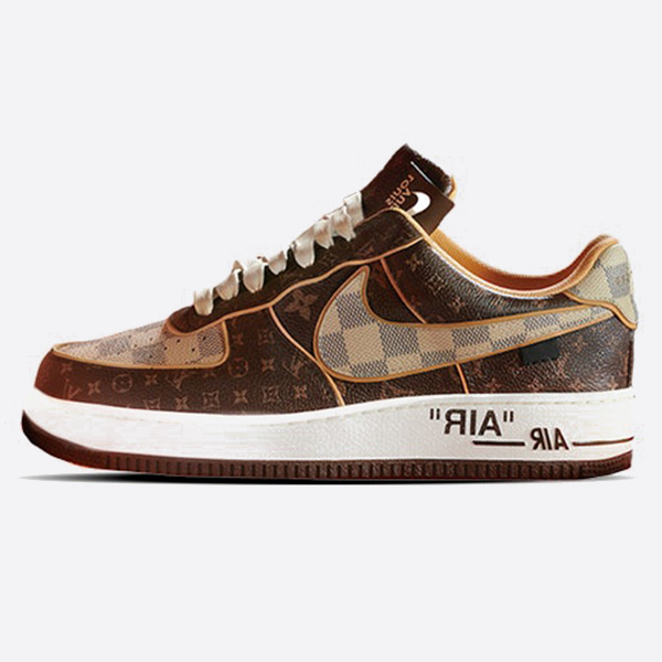 x ルイヴィトン Air Force 1 Virgil Ablohスニーカー 画像 1