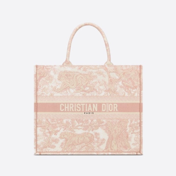 ディオールBOOK TOTE バッグ トワル ドゥ ジュイ エンブロイダリー M1286ZTDT_M956 画像 1