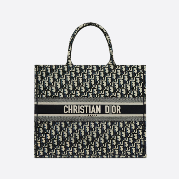 ディオールBOOK TOTE バッグ オブリーク エンブロイダリー M1286ZRIW_M928 画像 1