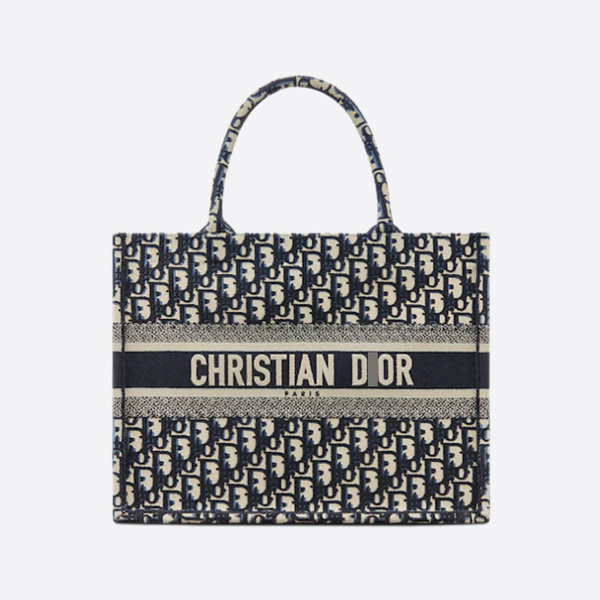 ディオールBOOK TOTE ミディアムバッグ ディオール オブリーク エンブロイダリー M1296ZRIW_M928 画像 1