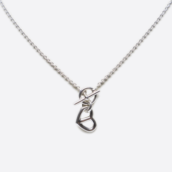 エルメスハートシャンムーンネックレス 画像 1